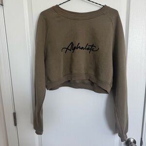 Alphalete Women's Khaki Sweatshirt